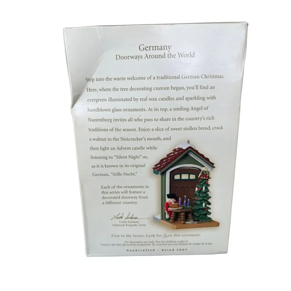 22007 Hallmark Keepsake Ornament 1st of Doorways Around the World Series GERMANY